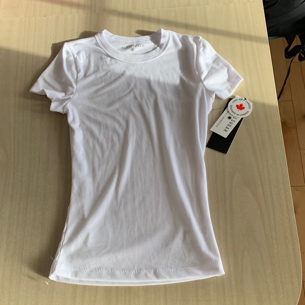 🍬3/20🍬Rebel Sugar White Short Sleeve Tee